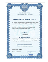 Patent nr 245202