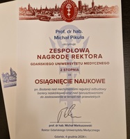 Zespołowa Nagroda Rektora za badania nad komórkami skóry 04.12.2024